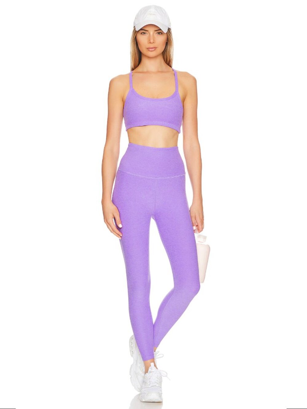 NWT Beyond Yoga Spacedye Caught in the Midi Leggings in Purple